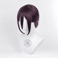 Anime Inspired Black Short Bob Cosplay Wig Straight Cut with Bangs Natural Style Heat Resistant Synthetic Hair for Costume Party