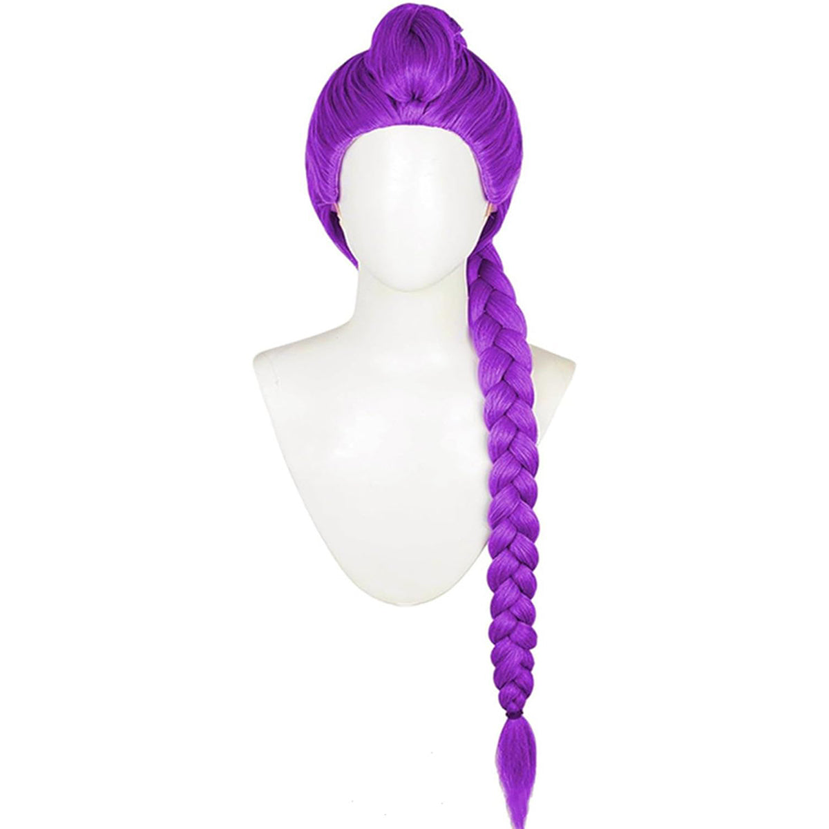 Anime Inspired Kids Purple Short Cosplay Wig with Bangs Soft Natural Style Heat Resistant Synthetic Hair for Halloween Party