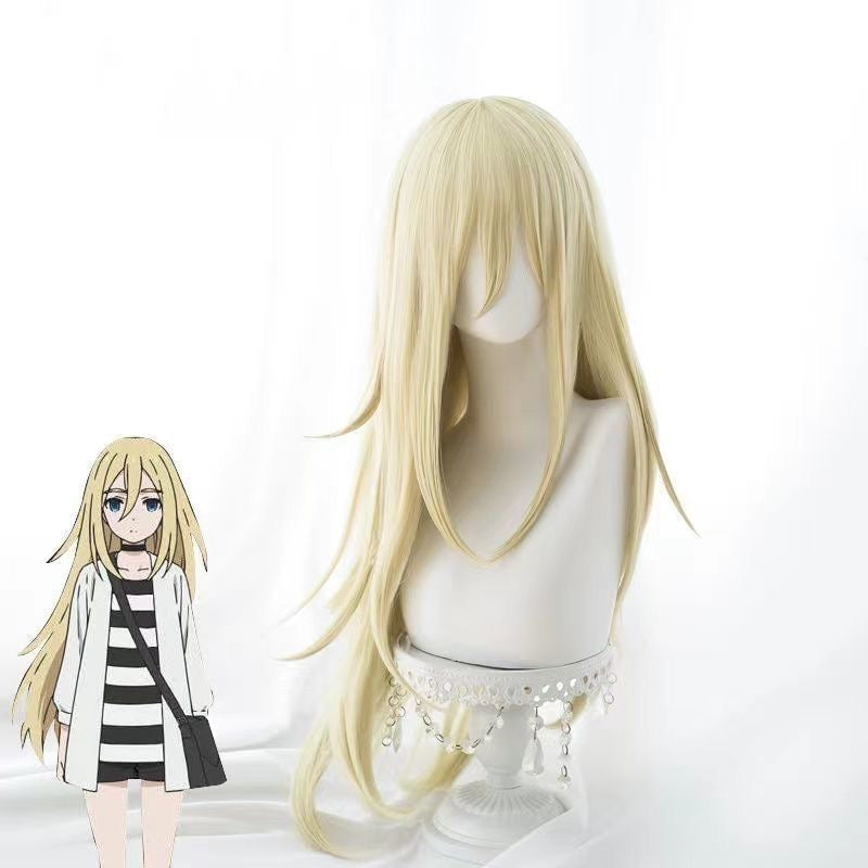 Rachel Gardner Cosplay Wig – Long Blonde Anime Wig for Angel of Slaughter Costume