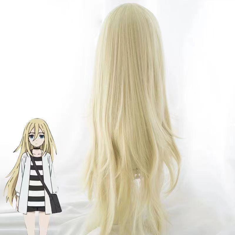 Rachel Gardner Cosplay Wig – Long Blonde Anime Wig for Angel of Slaughter Costume