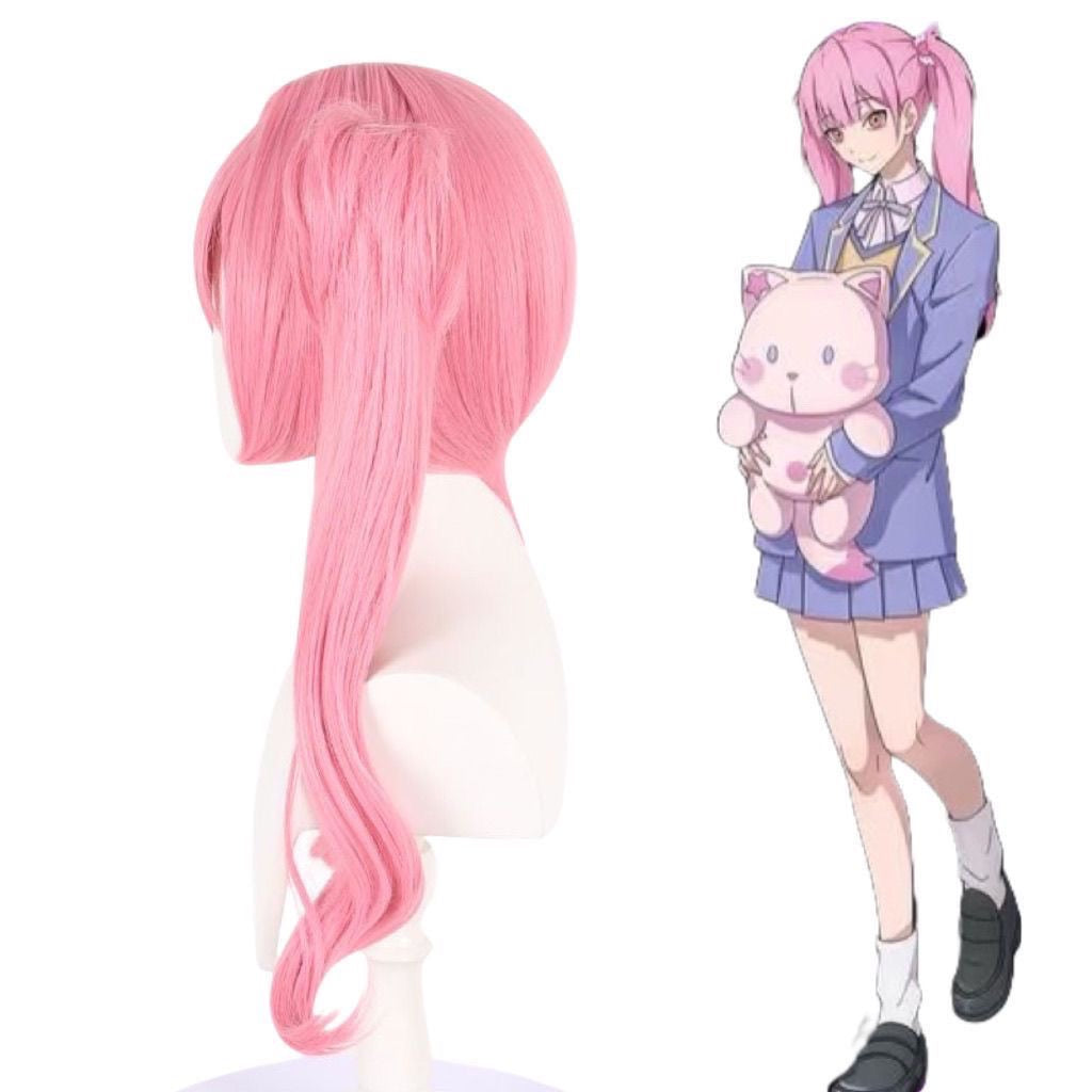 Li Tianxi Cosplay Wig – Detachable Ponytail with Rose Net & Realistic Scalp Hair Clip