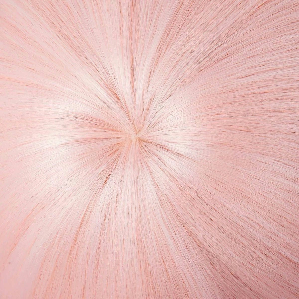 Anime Inspired Pink Braided Twin Tail Cosplay Wig with Bangs Cute Sweet Lolita Style Heat Resistant Synthetic Hair for Women Girls